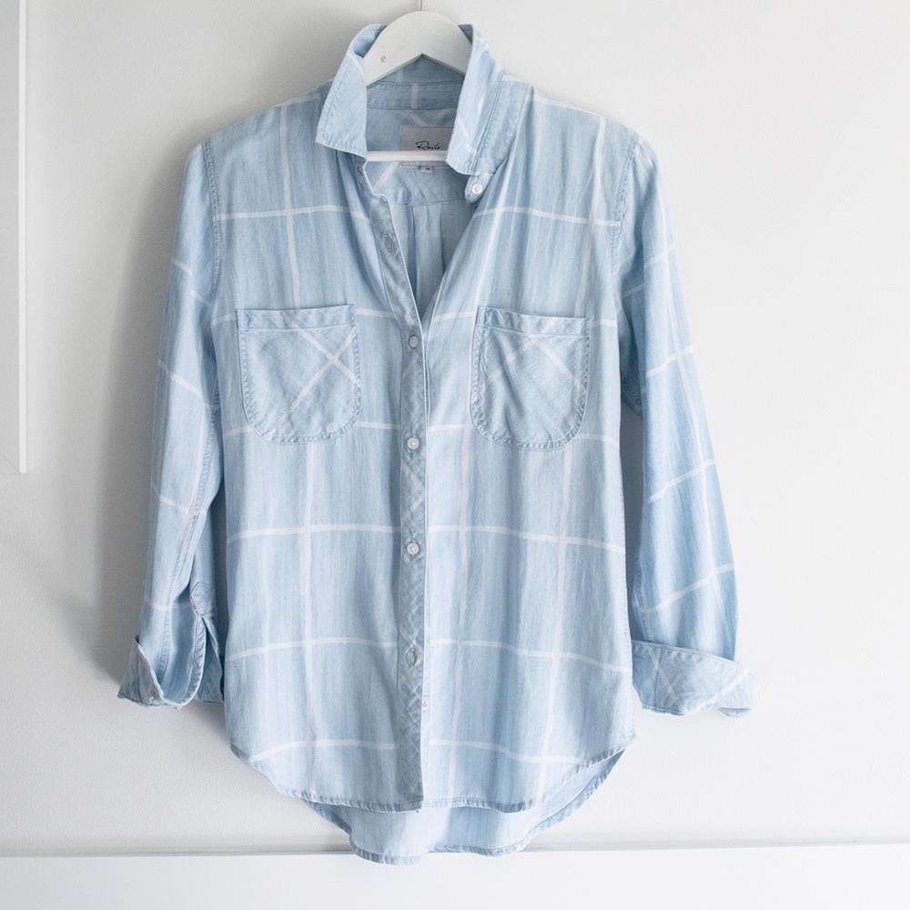 Rails L/S Button Front Soft Boyfriend Shirt - image 3